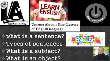 English Language Lecture-1 by Umama Akram/ Iqbal Virtual Academy/Javed Iqbal