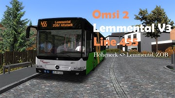 OMSI 2  [60 FPS] | Lemmental V3 | 455 | Mercedes-Benz Citaro Facelift