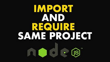 NodeJS: require and import in same project (ES6, CommonJS)