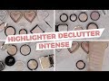 Highlighter Declutter - Intense or Colorful Highlights (with swatches)