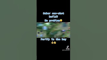 HOW TO COUNTER SABER’S ONE SHOT BUILD? PURIFY👌👍 #mobilelegend #mlbb #cyclopshighlights #betosky