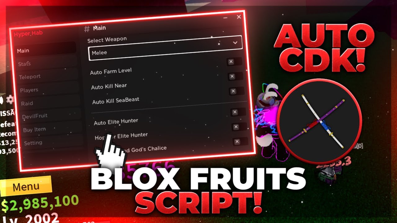 All Blox Fruits Script Working Dec 2023 – Auto Farm / Level / Raid
