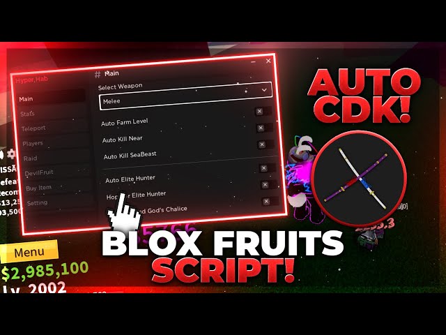 Blox Fruits SCRIPT Muito OP, Auto CDK, Auto Farm !! ( Mobile e Pc ) #