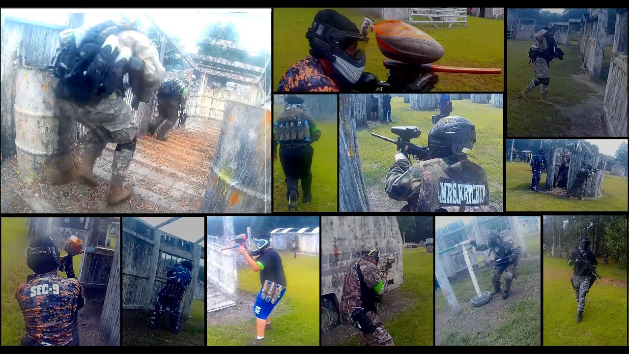 SNAKE Fort Knox Paintball The North Vs. South YouTube