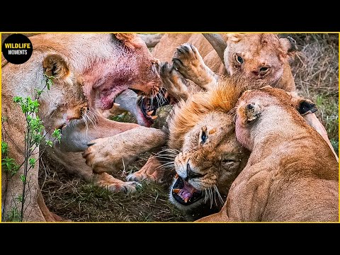 Video: Poate leoaica să omoare un leu?