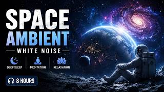 Space Ambient White Noise | Deep Sleep, Meditation & Relaxation