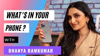 What's In Your Phone With Dhanya Ramkumar | RR Productions | Rapid Rashmi