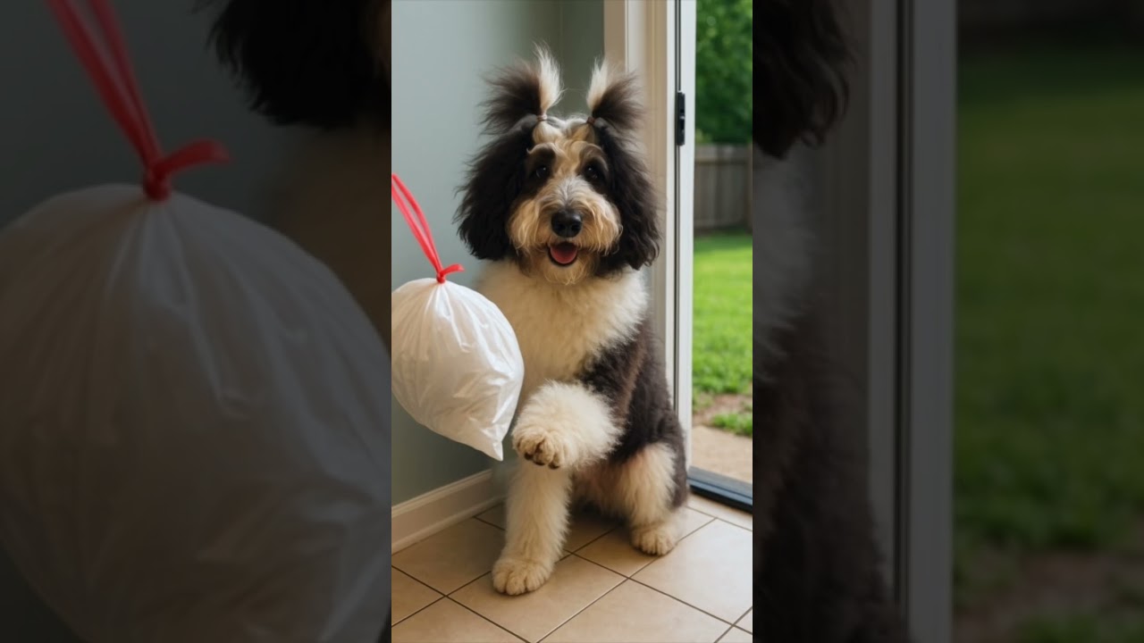 Dog Takes Out the Trash… And What Happens Next Is Comedy Gold! #comedyshorts #dogs #dog #funnydogs