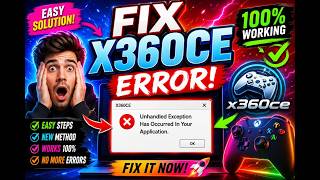 How To Fix X360ce Error In Laptop Or Pc