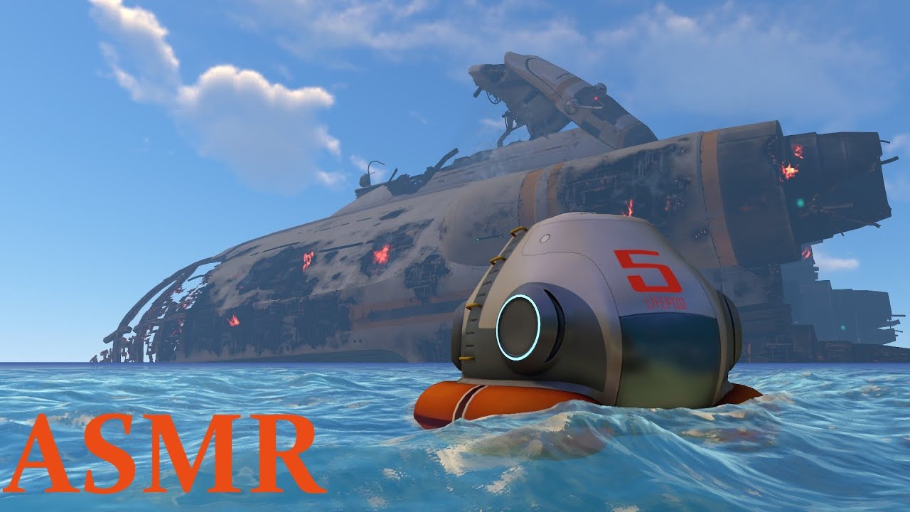 [ASMR] Subnautica | Part 1 | (whispers, rambles, reading PDA quotes)