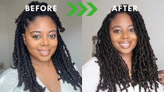 BEST TWIST OUT RESULTS ON MATURE THICK LOCS 😍