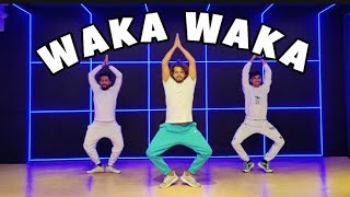 Waka Waka | Shakira | Beginner Level Fitness Dance | Akshay Jain Choreography