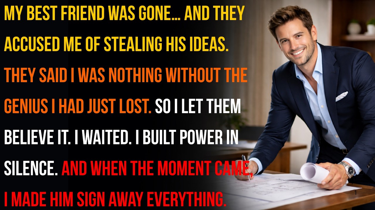 He Accused Me of Stealing My Late Best Friend’s Idea — So I Took Control of Everything He Built