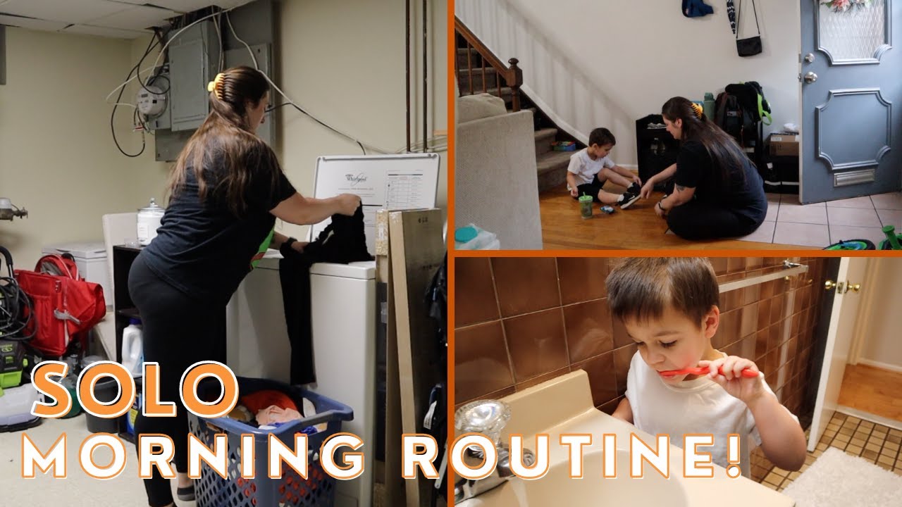 SOLO MORNING ROUTINE OF A WORKING MOM WITH 2 KIDS | WORKING MOM MORNING ROUTINE 2022 | WORKING MOM