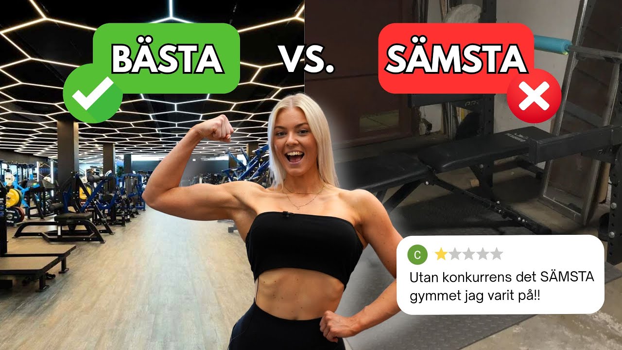 Testar Stockholms BÄSTA och SÄMSTA GYM