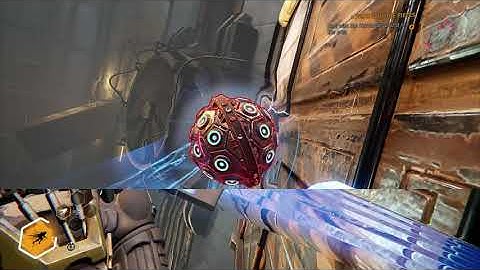 Ghostrunner - Picking Up The Pieces: Grapple Wallrun Drones Into Dash Blink Attacks Gameplay (2020)