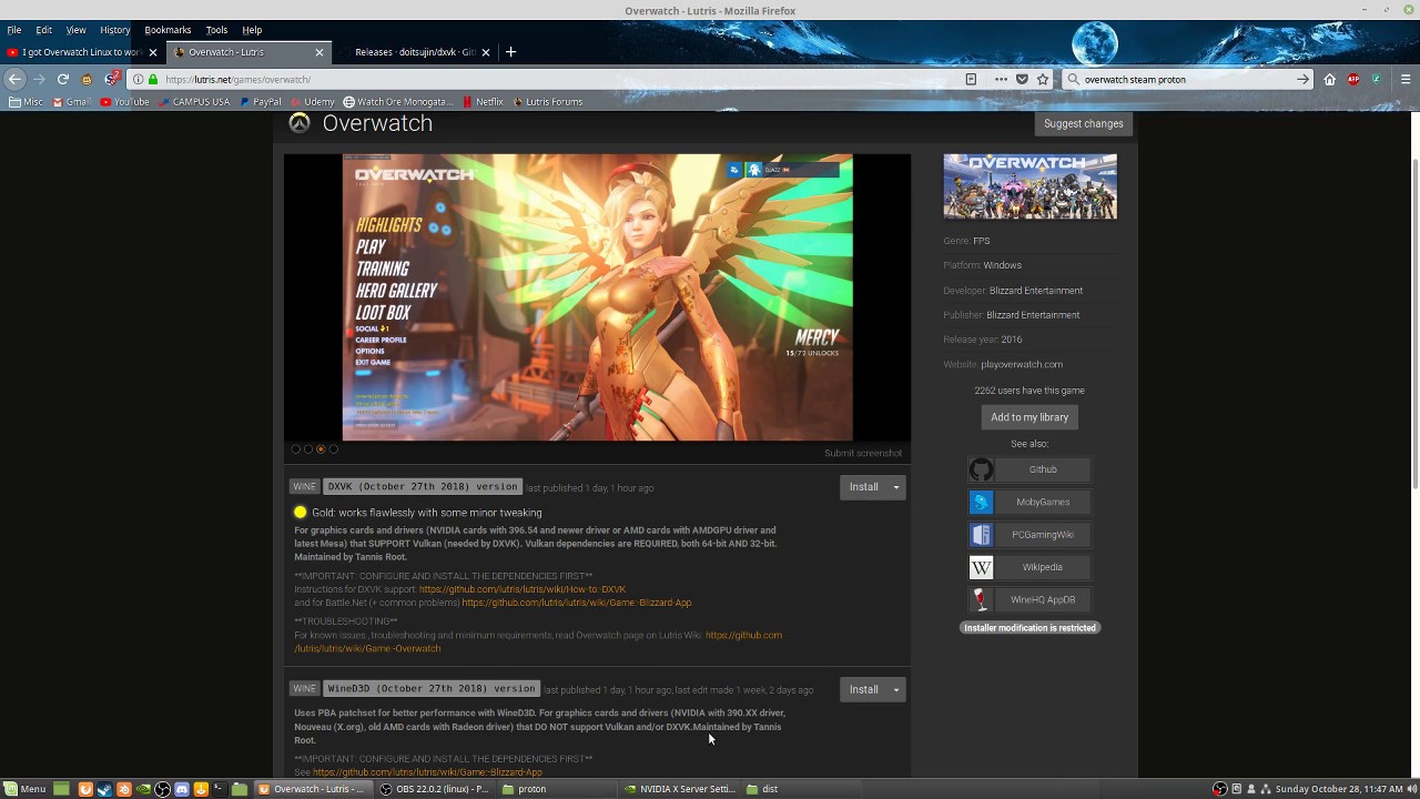 How to set up Overwatch Linux via Steam Proton - YouTube