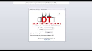 Drug Test Software 2.0 screenshot 4