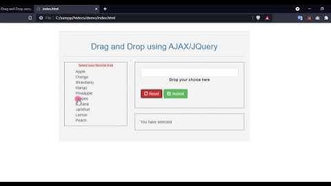 Creating Simple Drag and Drop using jQuery UI Tutorial DEMO