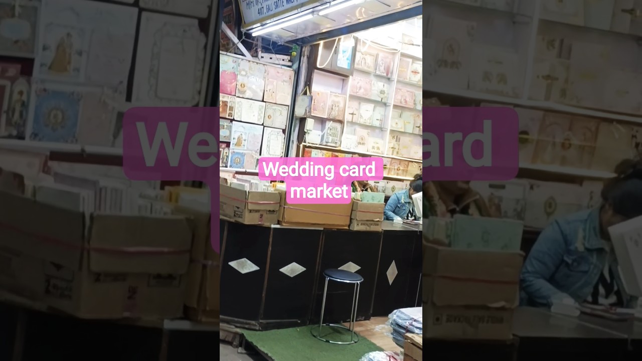 Wedding card marketing 😱 #weddinginvitations #shortsfeed #short #viral #ytshorts #market