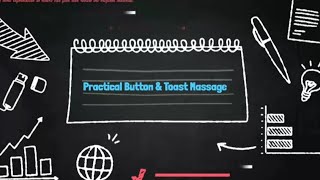 Android Studio Tutorial | Button Click Event & Toast Massage | Android Development #softwaretechit screenshot 1