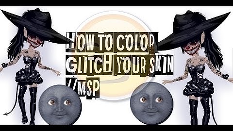 HOW TO COLOR GLITCH UR SKIN ON MSP LIKE A HOE *PATCHED NOW*