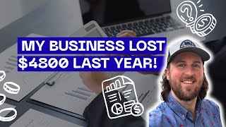 My business lost $4800 in 2024!
