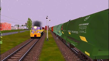 Tanker Train Parallel Activity with Broad & Meter Gauge Trains in MSTS Open Rails by Sumit Mehrotra