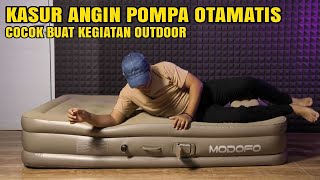 REVIEW KASUR ANGIN MODOFO‼️TINGGAL PENCET SUDAH MOMPA OTOMATIS‼️