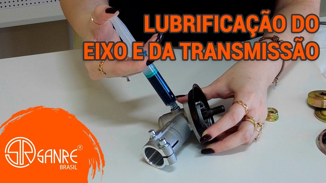 Lubrificação do eixo e da transmissão da sua roçadeira | Sanre Brasil