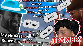 Toxic Teamers Gets VIOLATED For Bounty | Roblox Blox Fruits