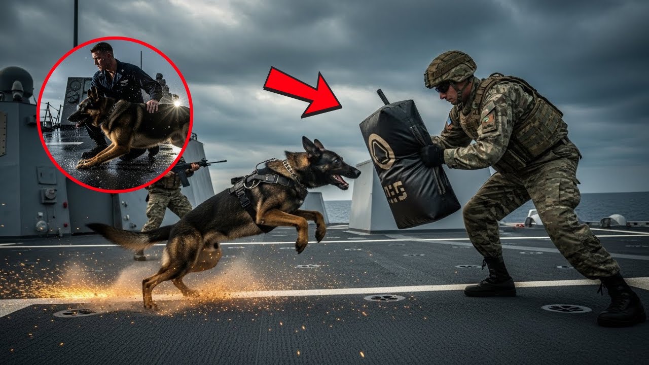 🔥 Extreme K9 Training on a Destroyer – Training the Police Dog REX | German Shepherd Breed