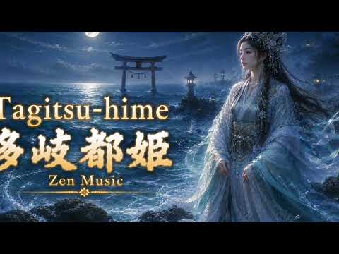 Tagitsu-hime Zen Music 🌊 | 2 Hours to Let Worries Flow Away | Shakuhachi & Koto for Sleep