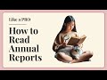 How to Read Annual Report of ANY Company| Annual Report Analysis | Fundamental Analysis Stock Market