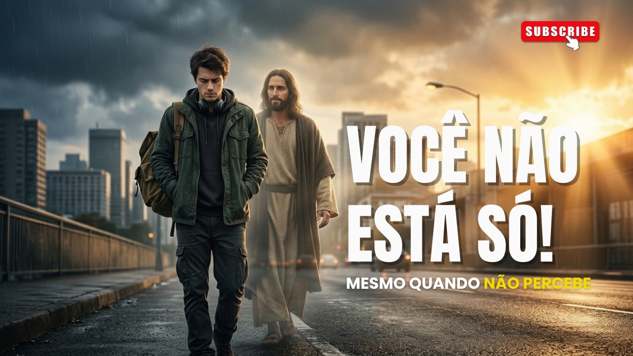 VOCÊ NÃO ESTÁ SÓ - Quando Deus Endireita Seu Caminho | Música Cristã Inspiradora