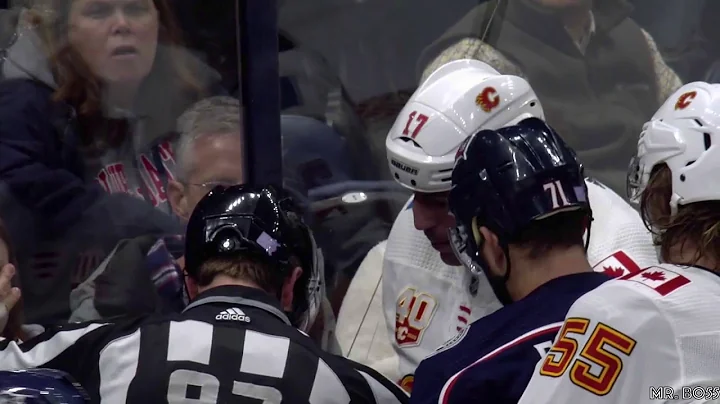 Milan Lucic punches Kole Sherwood in the face [2 game suspension]