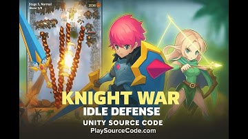 Knight War – Idle Defense | Full Unity Project a Buy & Reskin at Playsourcecode.com