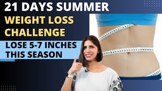 21 Days Weight Loss Challenge for May | Lose Fat & Get Flat Belly 100% Result | Lose 57 inches