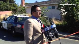 San Jose police officer Albert Morales discusses the home-invasion and sexual assault of 85-year-old