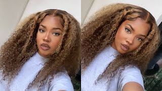 BEYONCEEE?!? 😍 *PRE-COLORED* Blonde Highlight Wig Install | Beauty Forever Hair