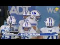 Zach Wilson throws for 425 yards and three TDs, while adding two more rushing TDs in BYU bowl win