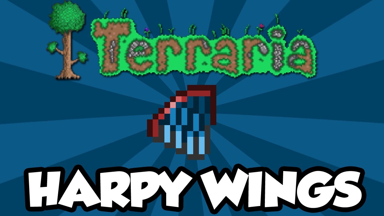 Terraria 12 Harpy Wings New Terraria 12 Items Youtube 