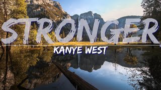 Kanye West - Stronger (Clean) (Lyrics) -  at 192khz, 4k Video Resimi