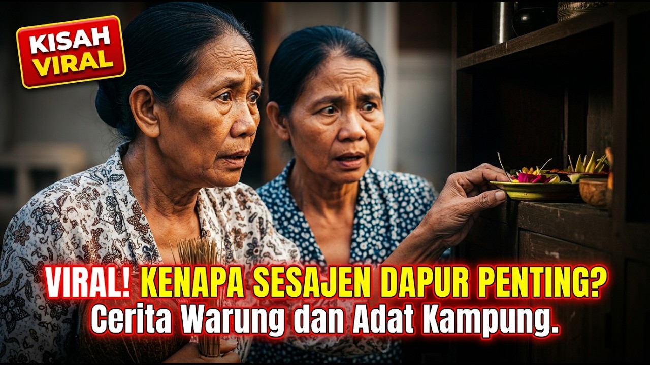 VIRAL! Kenapa Sesajen Dapur Penting? Cerita Warung dan Adat Kampung