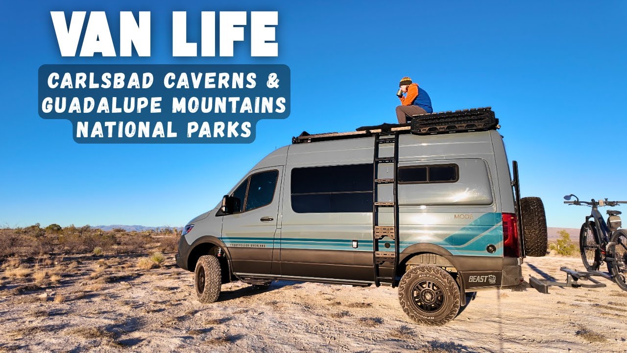 Исследование двух национальных парков (Карлсбадские пещеры → горы Гуадалупе)