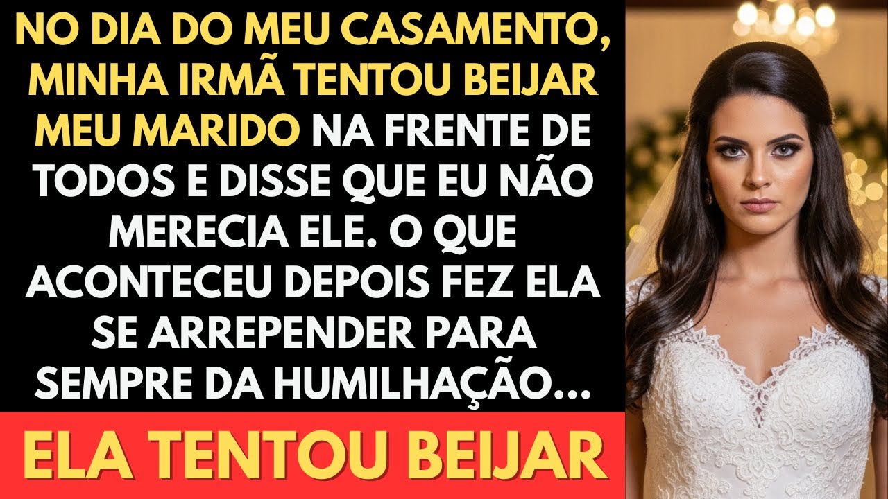 Minha Irmã Tentou Beijar Meu Marido No Casamento E Disse Que Não Merecia Estar Com Ele — Então Eu...