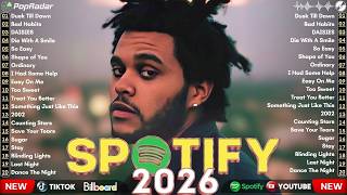 Billboard Hot 50 This Week 💥 Best Pop Hits of 2026 🎧 The Weeknd, Adelde, Justin Bieber, Ed Sheeran