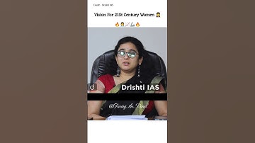 Vision For 21st Century Women 👩‍✈️|Upsc Mock Interview|| Upsc Motivation#upsc#upscmotivation #shorts