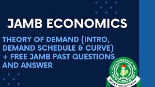 JAMB/WAEC Economics 2027 EP 7 - Theory of Demand Intro Demand Schedule, Demand Curve + Questions screenshot 5