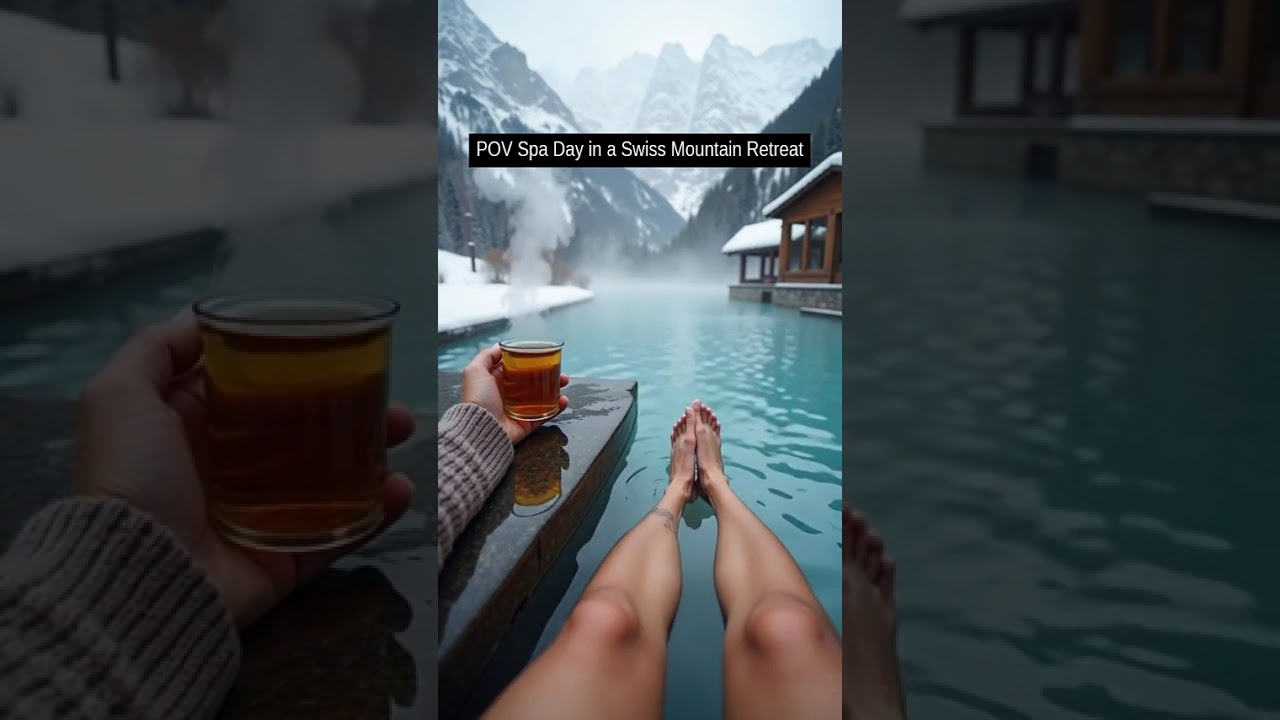 POV Spa Day in a Swiss Mountain Retreat